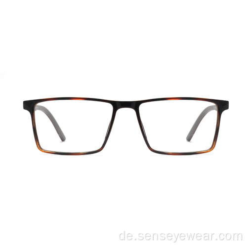 Quadratische Mode-Männer TR90 Optische Brillenrahmen